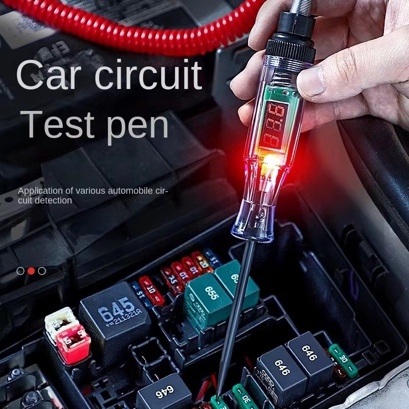 Car Diagnostic Tool - 5V-120V Araba Test Kalemi Voltaj Devre