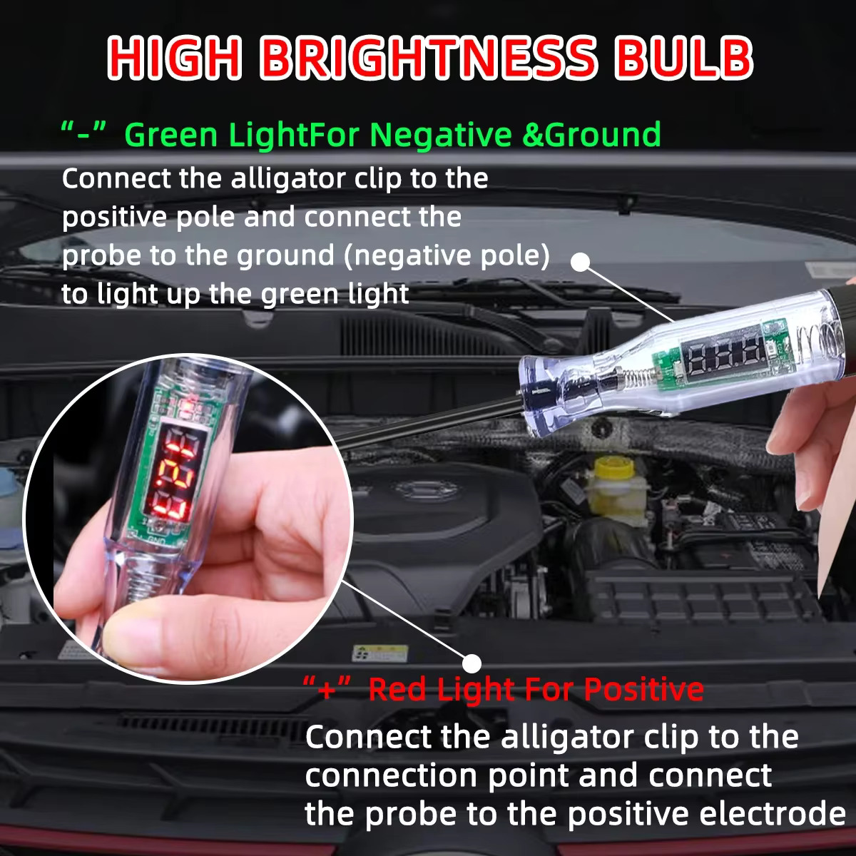 5V-120V Araba Test Kalemi Volt - Car Diagnostic Tool incelemesi ve fiyatı