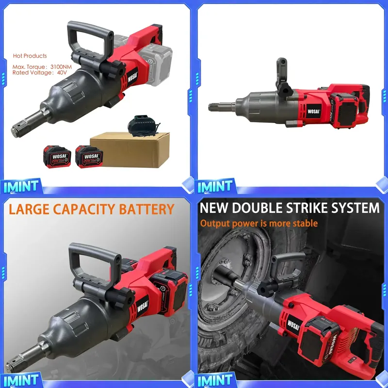 40V 3100NM 1 inç Fırçasız Moto - Torque Wrench incelemesi ve fiyatı