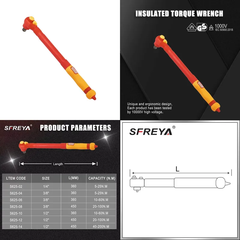 2026 SFREYA S625 Yalıtımlı Tor - Torque Wrench incelemesi ve fiyatı